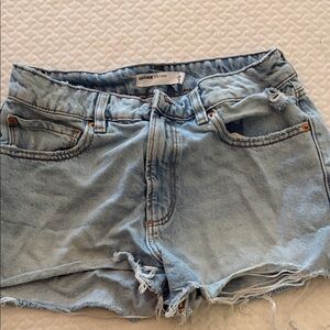 Garage Light Blue Jean Shorts